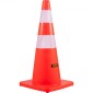 Κώνοι ασφαλείας VEVOR, Ύψος 28 ίντσες/73 cm, 12 ΤΕΜ PVC πορτοκαλί κώνος κυκλοφορίας με 2 αντανακλαστικά κολάρα και ζυγισμένη βάση, που χρησιμοποιούνται για έλεγχο κυκλοφορίας, στάθμευση δρόμου και σχολική βελτίωση