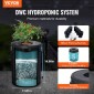 VEVOR DWC Hydroponics Grow System, Hydroponic Growing System, Deep Water Culture 5-Gallon 8 Buckets, DWC System with Air Pump, Air Stones και Water Level Device for Leafy Lagetables