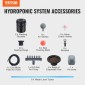 VEVOR DWC Hydroponics Grow System, Hydroponic Growing System, Deep Water Culture 5-Gallon 8 Buckets, DWC System with Air Pump, Air Stones και Water Level Device for Leafy Lagetables