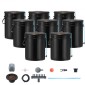 VEVOR DWC Hydroponics Grow System, Hydroponic Growing System, Deep Water Culture 5-Gallon 8 Buckets, DWC System with Air Pump, Air Stones και Water Level Device for Leafy Lagetables