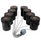 VEVOR DWC Hydroponics Grow System, Hydroponic Growing System, Deep Water Culture 5-Gallon 8 Buckets, DWC System with Air Pump, Air Stones και Water Level Device for Leafy Lagetables