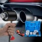 VEVOR Hydraulic Exhaust Pipe Expander, μέγεθος 4,1 έως 10,8 cm, 10 T πεντάλ αντλία περιλαμβάνεται με 4 μήτρες, 2 θήκες αποθήκευσης για χάλκινους σωλήνες αλουμινίου στην επισκευή αυτοκινήτων