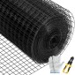 Υφασμάτινο ύφασμα VEVOR, 48 \" x 50\' & 1 \" x 1 \" μέγεθος πλέγματος, γαλβανισμένο ατσάλι με επίστρωση βινυλίου 16 διαμετρήματος περίφραξη από σύρμα κοτόπουλου με μια πένσα κοπής & ένα ζευγάρι υφασμάτινα γάντια, για περίφραξη 