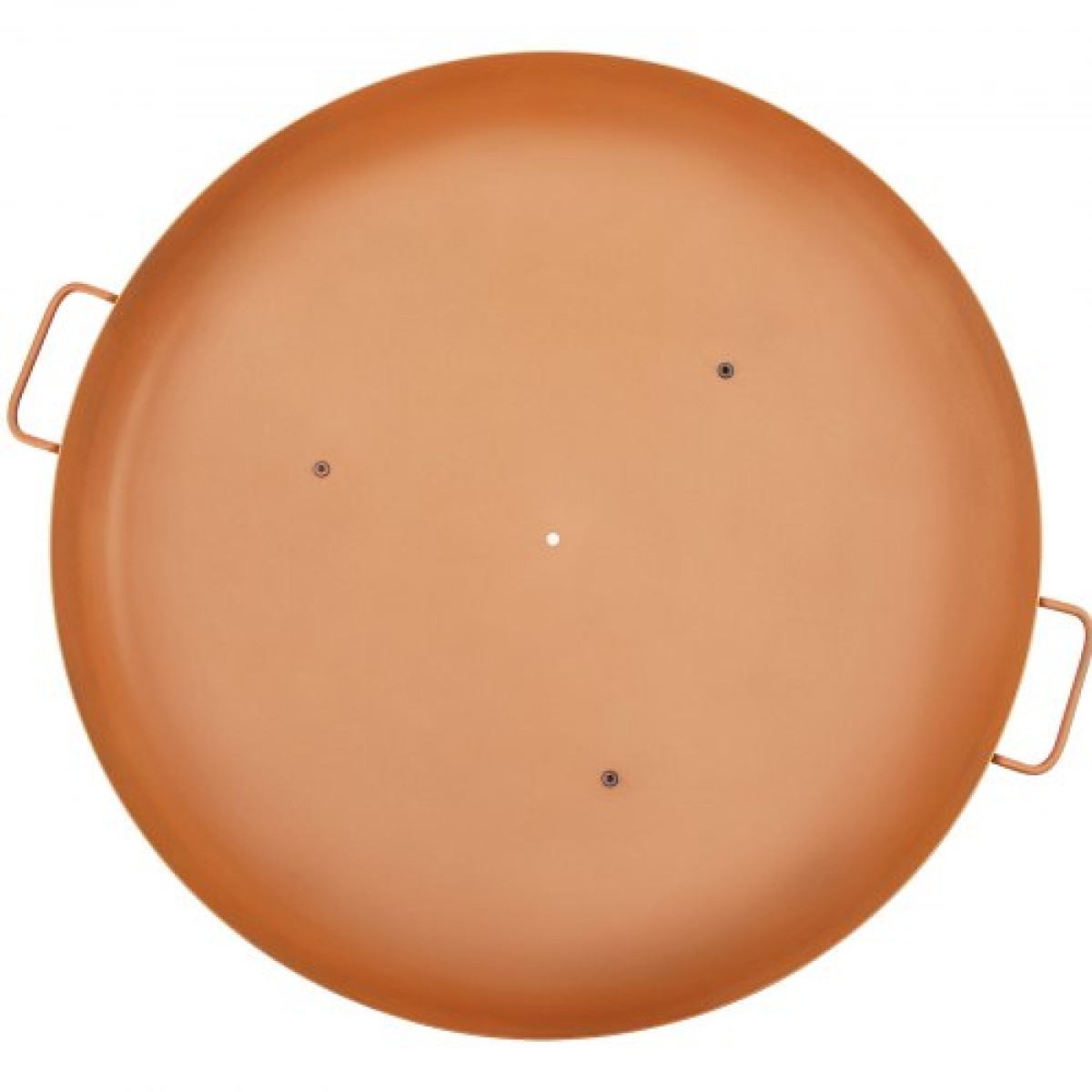 Μπολ VEVOR Fire Pit, 30 ιντσών βαθύ στρογγυλό μπολ από ανθρακούχο χάλυβα, καύση ξύλου για εξωτερικά αίθρια, αυλές και κάμπινγκ, με τρύπα αποστράγγισης, φορητές λαβές και ραβδί καυσόξυλου, καφέ