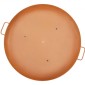 Μπολ VEVOR Fire Pit, 30 ιντσών βαθύ στρογγυλό μπολ από ανθρακούχο χάλυβα, καύση ξύλου για εξωτερικά αίθρια, αυλές και κάμπινγκ, με τρύπα αποστράγγισης, φορητές λαβές και ραβδί καυσόξυλου, καφέ