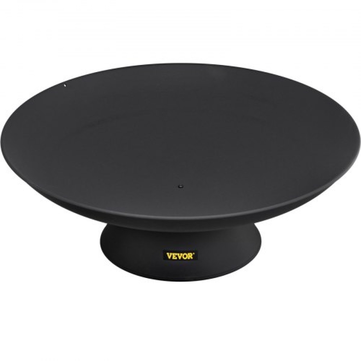 VEVOR Fire Pit Bowl, 30 ιντσών βαθύ στρογγυλό μπολ από χυτοσίδηρο, καύση ξύλου για εξωτερικά αίθρια, αυλές και κάμπινγκ, με βάση σχεδιασμένη για σταθερό μπολ και ραβδί καυσόξυλου, μαύρο