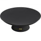 VEVOR Fire Pit Bowl, 30 ιντσών βαθύ στρογγυλό μπολ από χυτοσίδηρο, καύση ξύλου για εξωτερικά αίθρια, αυλές και κάμπινγκ, με βάση σχεδιασμένη για σταθερό μπολ και ραβδί καυσόξυλου, μαύρο