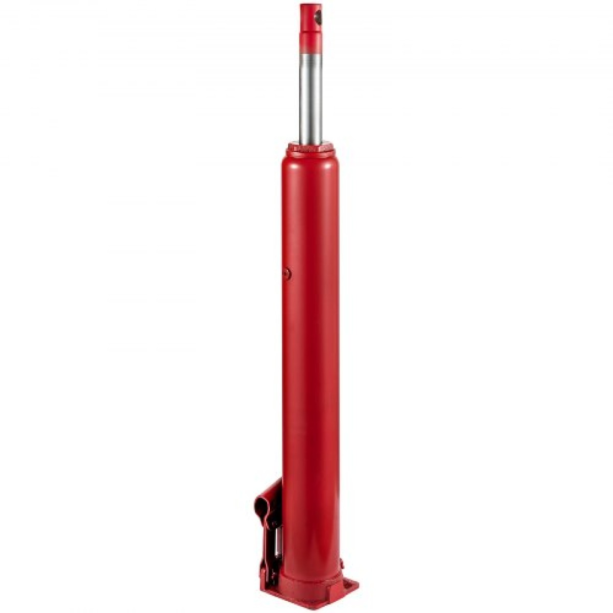 VEVOR Hydraulic Long Ram Jack, χωρητικότητα 4 Tons/8818 lbs, με μονοέμβολη αντλία και επίπεδη βάση, χειροκίνητος επιλογέας κερασιού με λαβή, για γερανούς γκαράζ/καταστήματος, ανυψωτικό κινητήρα, κόκκινο