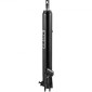 VEVOR Hydraulic Long Ram Jack, χωρητικότητας 3 Tons/6600 lbs, με μονοέμβολη αντλία και βάση Clevis, χειροκίνητος επιλογέας κερασιού με λαβή, για γερανούς γκαράζ/καταστήματος, ανυψωτικό κινητήρα, μαύρο