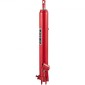 VEVOR Hydraulic Long Ram Jack, χωρητικότητας 3 Tons/6600 lbs, με μονοέμβολη αντλία και βάση Clevis, χειροκίνητος επιλογέας κερασιού με λαβή, για γερανούς γκαράζ/καταστήματος, ανυψωτικό κινητήρα, κόκκινο
