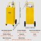 VEVOR 30 Gallon Fuel Caddy, Gas Storage Tank & 4 Wheels, with Manuel Transfer Pump, βενζινοδοχείο καυσίμου ντίζελ για αυτοκίνητα, χορτοκοπτικά, ATV, σκάφη, Περισσότερα, κίτρινο