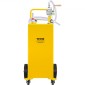 VEVOR 30 Gallon Fuel Caddy, Gas Storage Tank & 4 Wheels, with Manuel Transfer Pump, βενζινοδοχείο καυσίμου ντίζελ για αυτοκίνητα, χορτοκοπτικά, ATV, σκάφη, Περισσότερα, κίτρινο