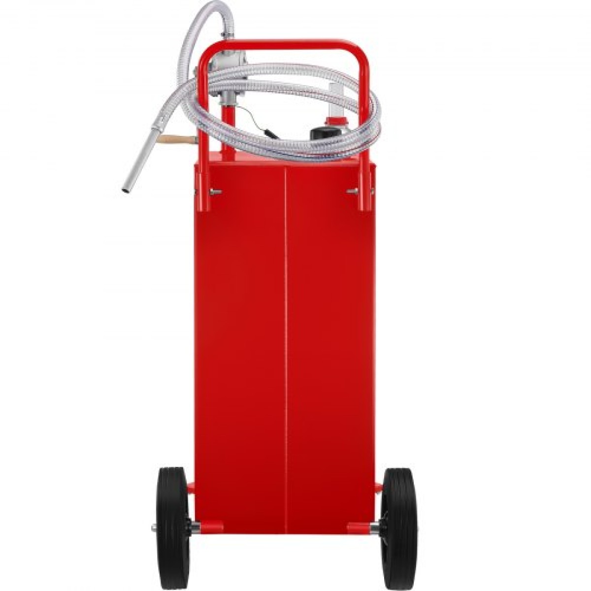 VEVOR 30 Gallon Fuel Caddy, Gas Storage Tank & 4 Wheels, with Manuel Transfer Pump, βενζινοδοχείο καυσίμου ντίζελ για αυτοκίνητα, χορτοκοπτικά, ATV, σκάφη, Περισσότερα, κόκκινο