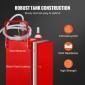 VEVOR 30 Gallon Fuel Caddy, Gas Storage Tank & 4 Wheels, with Manuel Transfer Pump, βενζινοδοχείο καυσίμου ντίζελ για αυτοκίνητα, χορτοκοπτικά, ATV, σκάφη, Περισσότερα, κόκκινο