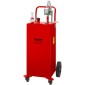 VEVOR 30 Gallon Fuel Caddy, Gas Storage Tank & 4 Wheels, with Manuel Transfer Pump, βενζινοδοχείο καυσίμου ντίζελ για αυτοκίνητα, χορτοκοπτικά, ATV, σκάφη, Περισσότερα, κόκκινο