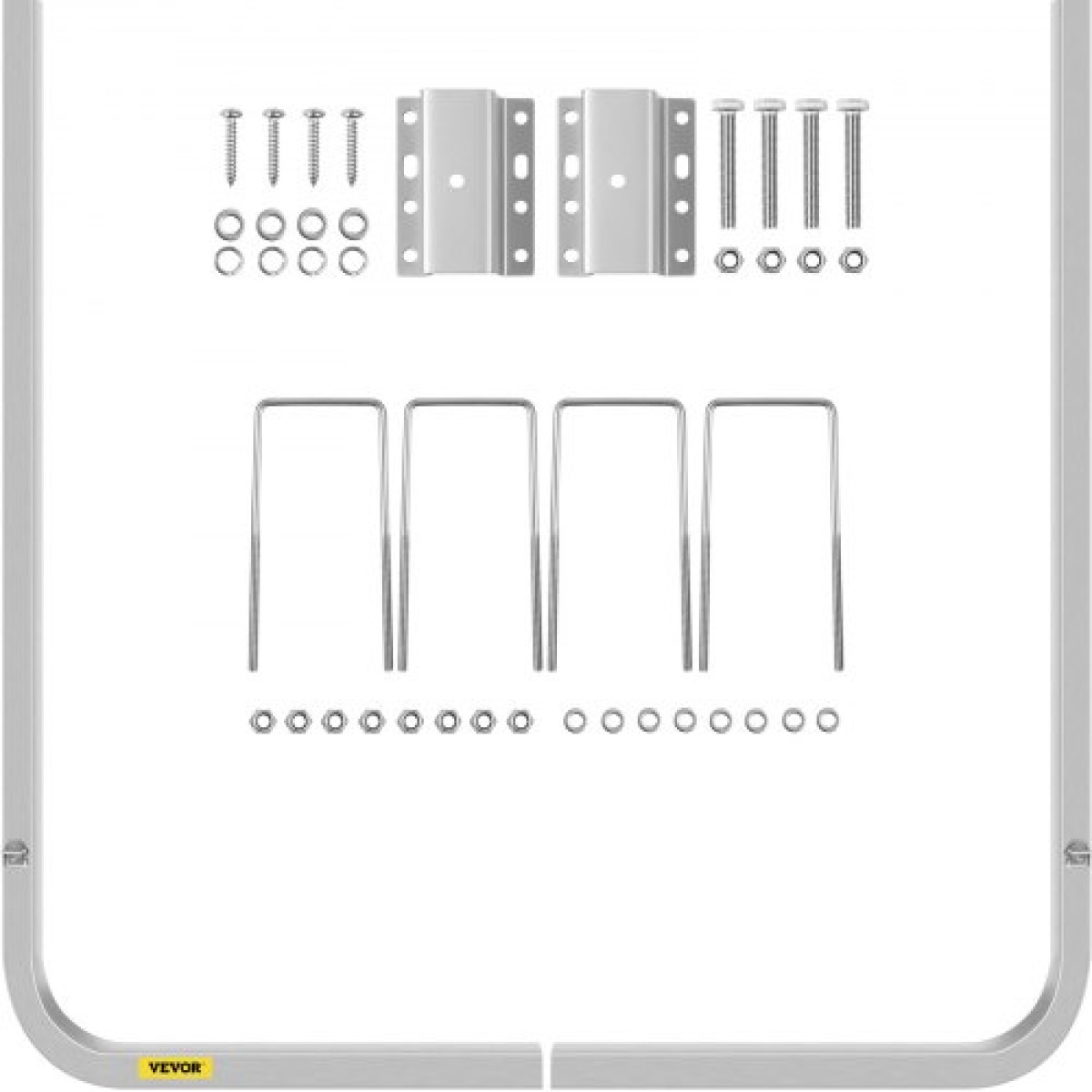 VEVOR Boat Trailer Guide-ons, 46\", One Pair Trailer Trailer ons, Ανθεκτικοί στη σκουριά οδηγοί ρυμουλκούμενου με ρυθμιζόμενο πλάτος, εξαρτήματα τοποθέτησης που περιλαμβάνονται, για σκάφος σκι, ψαρόβαρκα ή ρυμουλκούμενο ιστιοφόρου