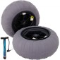 VEVOR Beach Balloon Wheels, Ανταλλακτικά ελαστικά άμμου 16", TPU Cart ελαστικά για Kayak Dolly, Canoe Cart και Buggy με δωρεάν αντλία αέρα, 2-συσκευασία