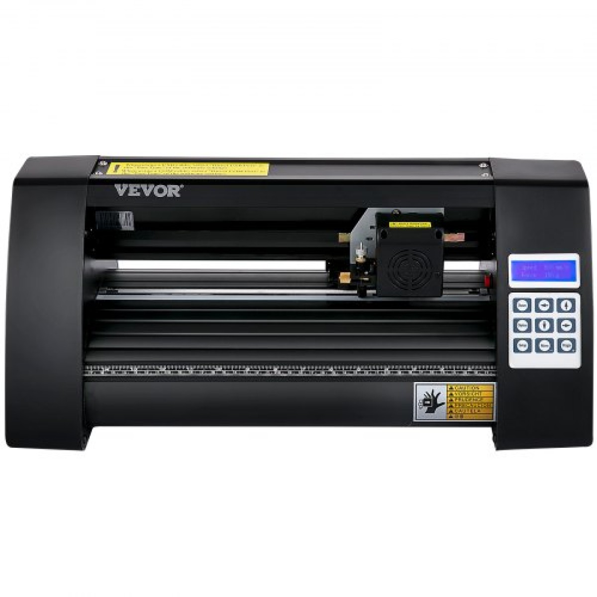 VEVOR Vinyl Cutter, 375mm Vinyl Plotter, LED Screen Plotter Cutter, Ημιαυτόματο ενσωματωμένο οπτικό μάτι για ακριβή καθοδήγηση, συμβατό με λογισμικό SignMaster για Σχεδίαση επιφάνειας εργασίας συστήματος Windows