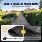 VEVOR Garden Weed Barrier Fabric, 197 g/m² Heavy Duty Landscape Fabric, 120 cm x 3048 cm Weed Block Control for Garden Ground Cover, Υφαντό ύφασμα γεωύφασμα για εξωραϊσμό, κηπουρική, υπόστρωμα, μαύρο