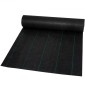 VEVOR Garden Weed Barrier Fabric, 197 g/m² Heavy Duty Landscape Fabric, 120 cm x 3048 cm Weed Block Control for Garden Ground Cover, Υφαντό ύφασμα γεωύφασμα για εξωραϊσμό, κηπουρική, υπόστρωμα, μαύρο