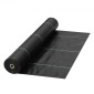 VEVOR Garden Weed Barrier Fabric, 197 g/m² Heavy Duty Landscape Fabric, 120 cm x 3048 cm Weed Block Control for Garden Ground Cover, Υφαντό ύφασμα γεωύφασμα για εξωραϊσμό, κηπουρική, υπόστρωμα, μαύρο