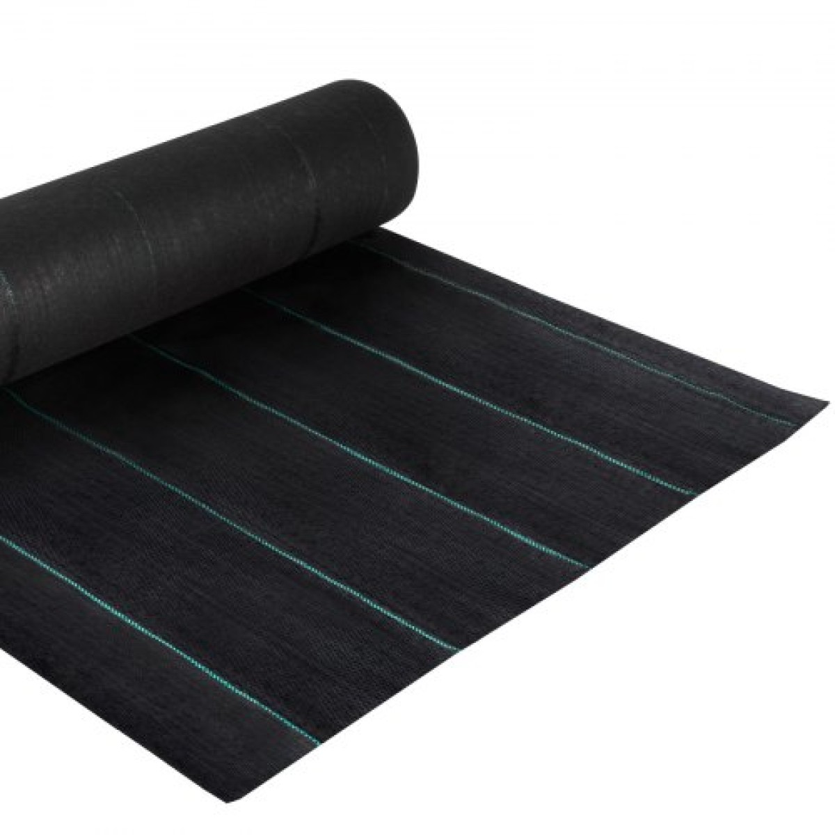 VEVOR Garden Weed Barrier Fabric, 197 g/m² Heavy Duty Landscape Fabric, 120 cm x 3048 cm Weed Block Control for Garden Ground Cover, Υφαντό ύφασμα γεωύφασμα για εξωραϊσμό, κηπουρική, υπόστρωμα, μαύρο