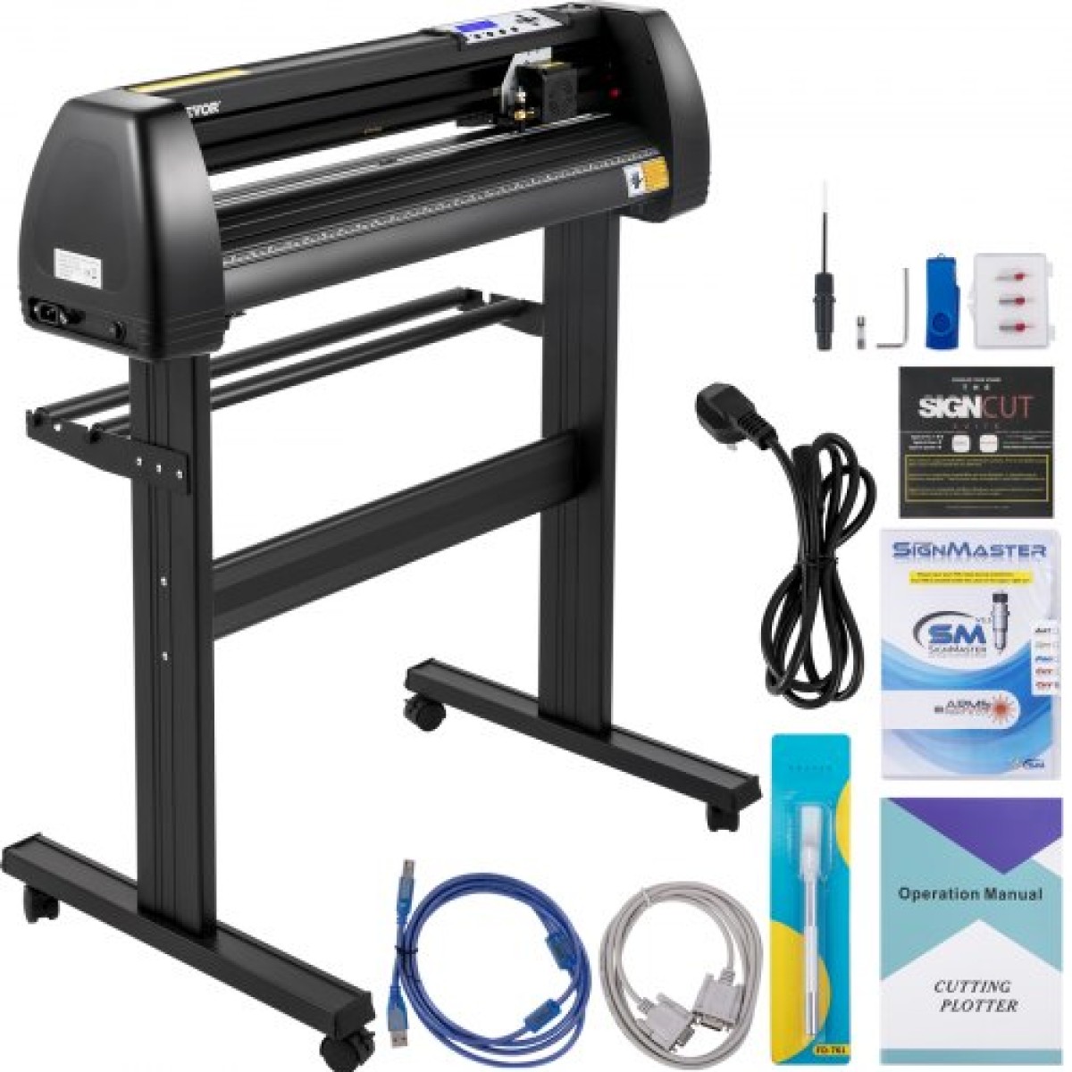 VEVOR 870 mm Vinyl Cutter Machine Vinyl Plotter SignCut Software για Windows