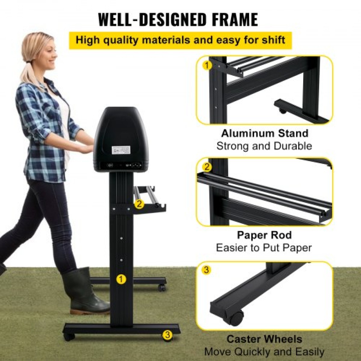 VEVOR 870 mm Vinyl Cutter Machine Vinyl Plotter SignCut Software για Windows