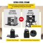 Πλάνη πάχους VEVOR 330 mm(13 ιντσών) Πλάνη πάγκου 2000W Ξυλουργική πλάνη 8000 rpm Ξυλουργική πλάνη 10 AMP Πτυσσόμενη 6m/min Ταχύτητα πλανίσματος με εξάτμιση σκόνης σιδήρου για ξύλινη σανίδα κατεργασίας ξύλου