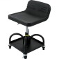 Σκαμπό VEVOR Rolling Garage, χωρητικότητα 300LBS/136 kg, Ρυθμιζόμενο ύψος από 15,7 in/40 cm έως 20,5 in/52,1 cm, Μηχανικό κάθισμα με περιστρεφόμενους τροχούς 360 μοιρών και δίσκο εργαλείων, για συνεργείο, συνεργείο αυτοκινήτων, Μαύρο