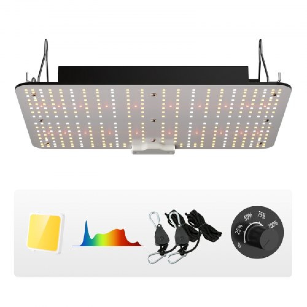 VEVOR LED Grow Light, 150W Full Spectrum Dimmable, High-Yield Samsung 2B1B Diodes Growing Lamp for Indoor Plants Seedling Veg and Bloom Greenhouse Growing, Daisy Chain Driver for 91,4 x 91,4 cm Grow Tent