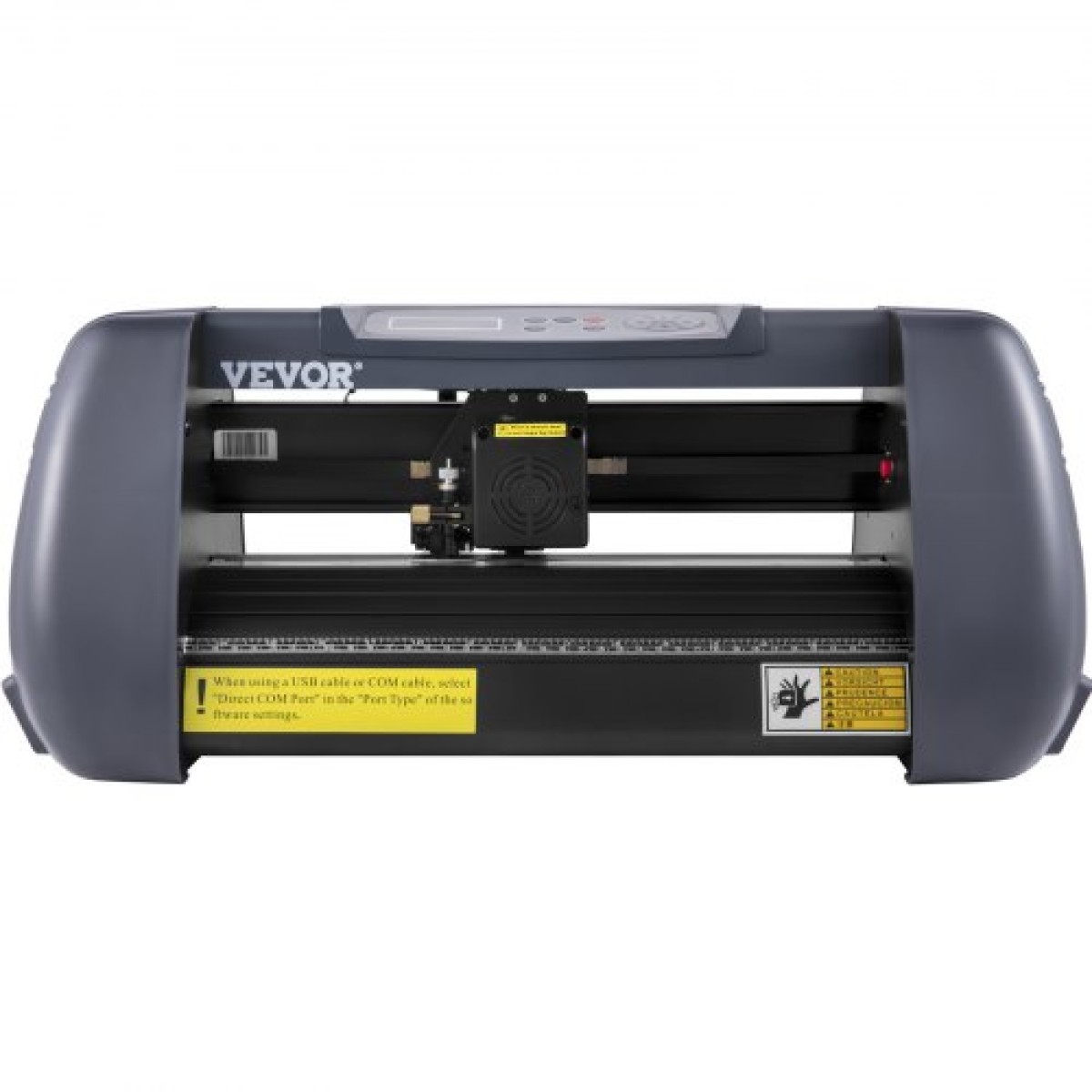 VEVOR Vinyl Cutter Machine, 375mm Vinyl Printer, Maximum Paper Feed 14 inch Plotter Printer with Adjustable Force and Speed ​​Vinyl Cutting Machine for Sign Making Vinyl Plotter Cutter Machine