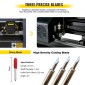 VEVOR Vinyl Cutter Machine, 375mm Vinyl Printer, Maximum Paper Feed 14 inch Plotter Printer with Adjustable Force and Speed ​​Vinyl Cutting Machine for Sign Making Vinyl Plotter Cutter Machine