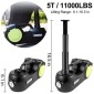 VEVOR Electric Car Jack Jack 5 Ton Car Hydraulic, Ηλεκτρικό Jack δαπέδου με ηλεκτρικό κρουστικό κλειδί, LED Light Hydraulic Jack Car Repair tool, 155-530mm Range Lifting for SUV MPV Sedan Truck Repair
