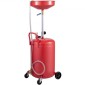 VEVOR Waste Oil Drain Tank 80 L Portable Oil Drain Air Operated Oil Drainer Αλλαγή λαδιού, δοχείο αποστράγγισης λαδιού, ρυθμιζόμενο ύψος χοάνης αποστράγγισης μεταφοράς υγρού καυσίμου, με βαλβίδα ρύθμισης πίεσης