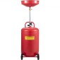 VEVOR Waste Oil Drain Tank 80 L Portable Oil Drain Air Operated Oil Drainer Αλλαγή λαδιού, δοχείο αποστράγγισης λαδιού, ρυθμιζόμενο ύψος χοάνης αποστράγγισης μεταφοράς υγρού καυσίμου, με βαλβίδα ρύθμισης πίεσης