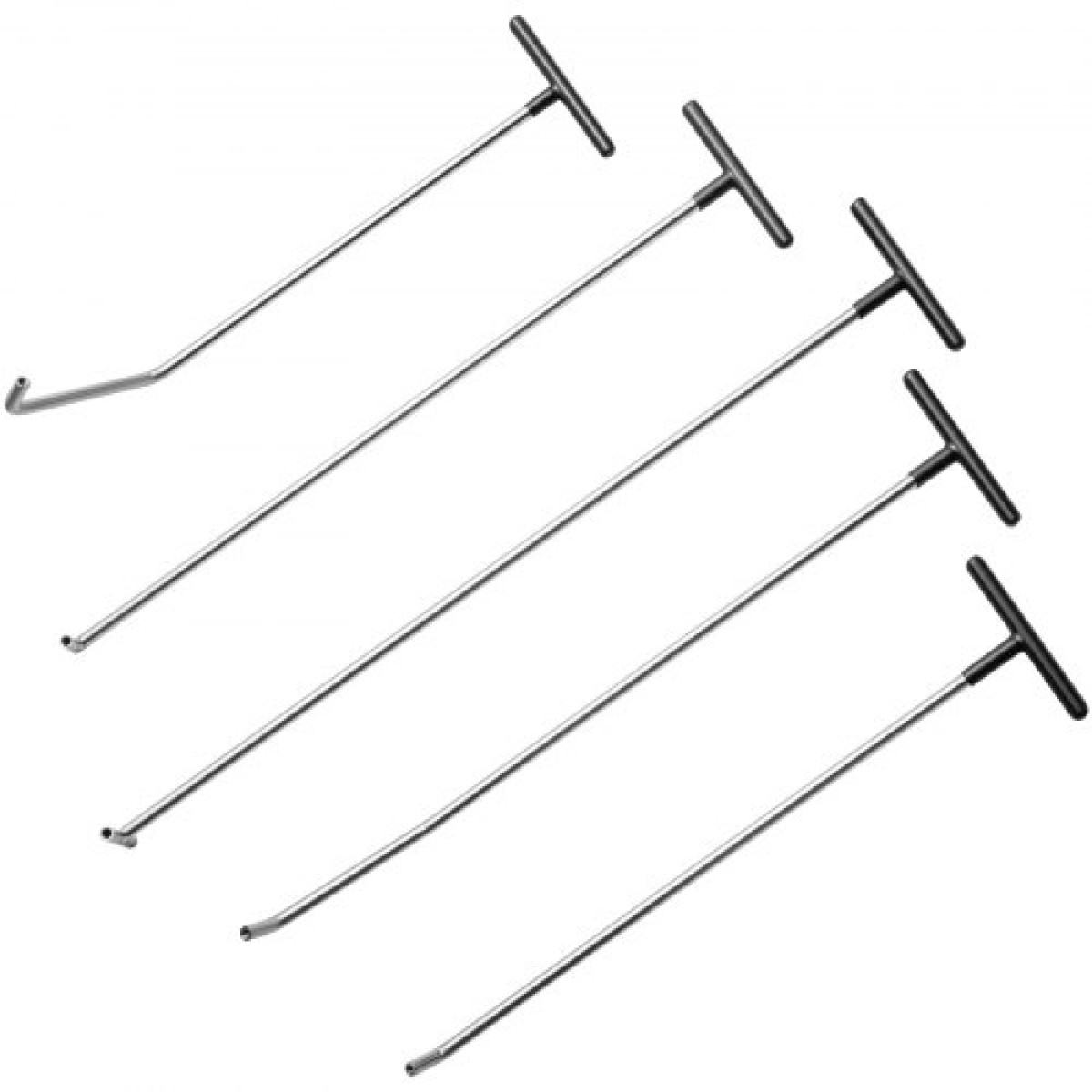 Κιτ αφαίρεσης βαθουλωμάτων VEVOR Rods, 13 τμχ Εργαλείο επισκευής βαθουλωμάτων χωρίς βαφή, 5 τμχ Ράβδοι βαθουλώματος από ανοξείδωτο χάλυβα, 8 τεμ.
