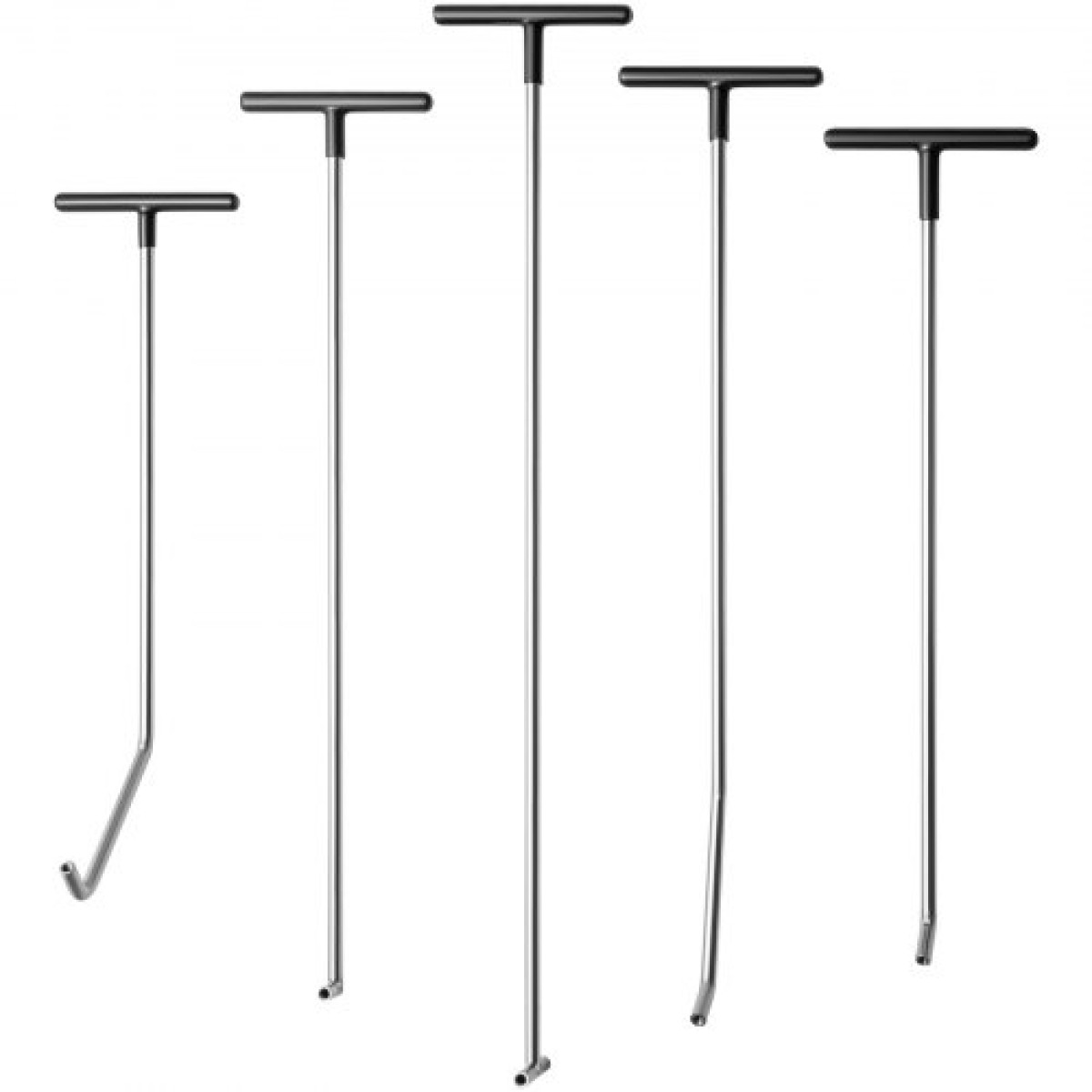 Κιτ αφαίρεσης βαθουλωμάτων VEVOR Rods, 13 τμχ Εργαλείο επισκευής βαθουλωμάτων χωρίς βαφή, 5 τμχ Ράβδοι βαθουλώματος από ανοξείδωτο χάλυβα, 8 τεμ.