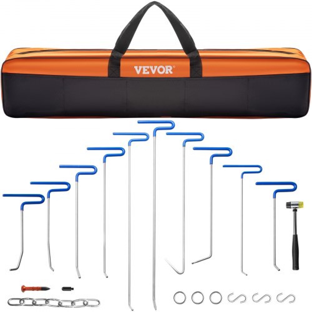 Κιτ αφαίρεσης βαθουλωμάτων VEVOR Rods, 20 τμχ Ράβδοι επισκευής βαθουλωμάτων χωρίς βαφή, ράβδοι βαθουλώματος από ανοξείδωτο χάλυβα, εργαλεία επισκευής βαθουλωμάτων ουράς φάλαινας, επαγγελματικό εργαλείο αφαίρεσης βαθουλωμάτων από χαλάζι, για μικρά βαθουλώμ