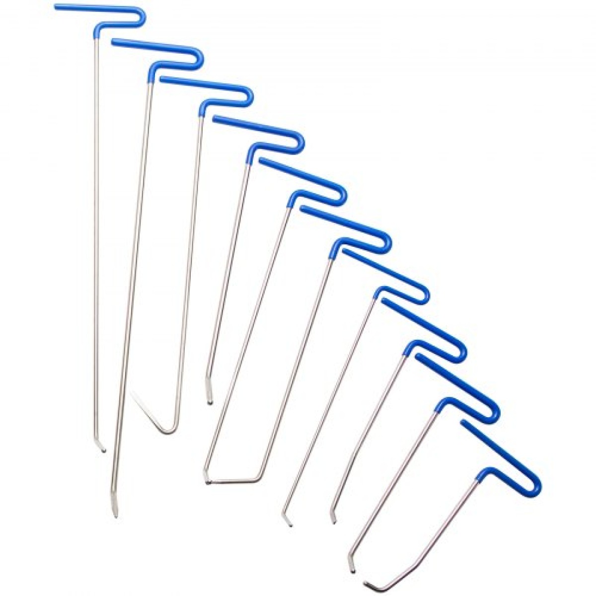 Κιτ αφαίρεσης βαθουλωμάτων VEVOR Rods, 21 τμχ Ράβδοι επισκευής βαθουλωμάτων χωρίς βαφές, ράβδοι βαθουλώματος από ανοξείδωτο χάλυβα, εργαλεία επισκευής βαθουλωμάτων ουράς φάλαινας, επαγγελματικό εργαλείο αφαίρεσης βαθουλωμάτων χαλαζιού για μικρά βαθουλώματ