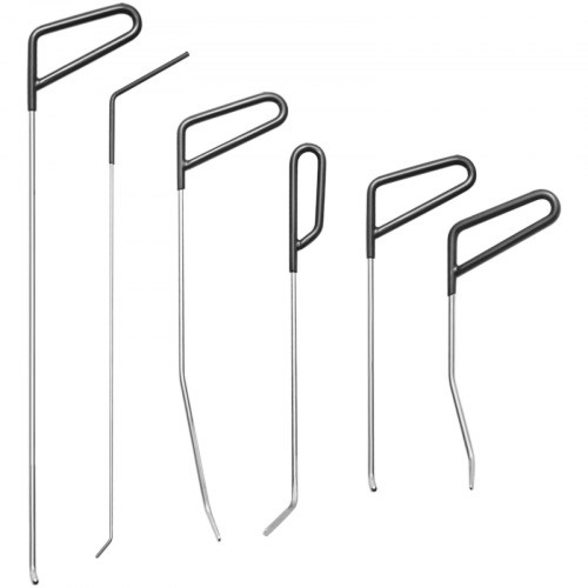 Κιτ αφαίρεσης βαθουλωμάτων VEVOR Rods, 21 τμχ Ράβδοι επισκευής βαθουλωμάτων χωρίς βαφές, ράβδοι βαθουλώματος από ανοξείδωτο χάλυβα, εργαλεία επισκευής βαθουλωμάτων ουράς φάλαινας, επαγγελματικό εργαλείο αφαίρεσης βαθουλωμάτων χαλαζιού για μικρά βαθουλώματ