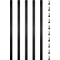 Κάγκελα VEVOR Deck, 16 Pack Metal Deck Spindles, 29,5\"x1\" Staircase Baluster με βίδες, κιγκλίδωμα καταστρώματος από κράμα αλουμινίου για ξύλο και σύνθετο κατάστρωμα, κομψό κιγκλίδωμα για εξωτερική βεράντα στο κατάστρωμα σκάλας