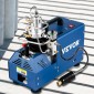 Συμπιεστής υψηλής πίεσης VEVOR, 4500PSI/30MPA Αεροσυμπιεστής υψηλής πίεσης, 1800W 220V Αυτόματος συμπιεστής αεροβόλου ανακούφισης πίεσης Κατάλληλος για αεροβόλο τουφέκι Paintball, Τυφέκιο PCP, Μπουκάλι κατάδυσης
