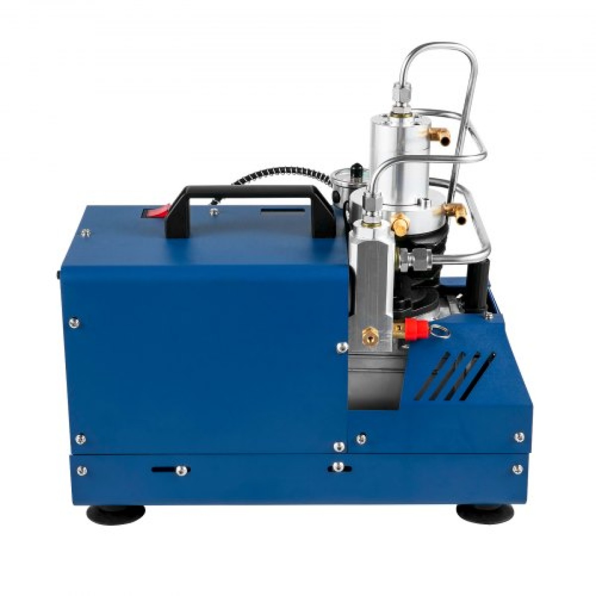 Συμπιεστής υψηλής πίεσης VEVOR, 4500PSI/30MPA Αεροσυμπιεστής υψηλής πίεσης, 1800W 220V Αυτόματος συμπιεστής αεροβόλου ανακούφισης πίεσης Κατάλληλος για αεροβόλο τουφέκι Paintball, Τυφέκιο PCP, Μπουκάλι κατάδυσης