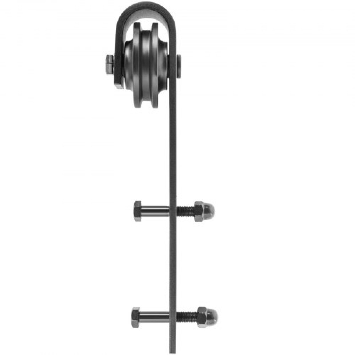VEVOR Sliding Barn Door Hardware Kit, 365,8 cm Barn Door Kit, 149,7 kg φέρον κιτ Double Barn Door Hardware, Carbon Steel Barn Door Track, Darn door for 4,0-4,5 cm Thickness & 182,9 cm Wide Door Panel