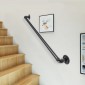 Κουπαστή σκάλας VEVOR Pipe κουπαστή σκάλας 61 cm Carbon Steel για βάση τοίχου