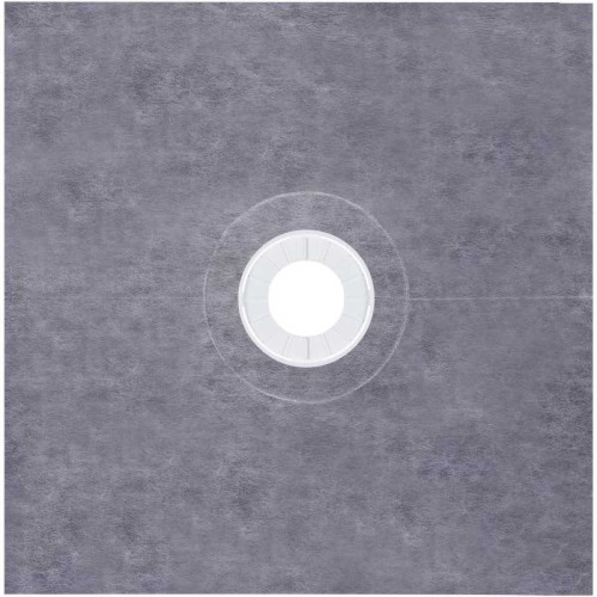 Σετ κρασιού ντους VEVOR, 121,9 x 121,9 cm στεγανή επικάλυψη ντουζιέρας με φλάντζα κεντρικής συγκόλλησης ABS 10,2 cm, σχάρα από ανοξείδωτο χάλυβα 10,2 cm, 2 κομμένα κράσπεδα ντους και μυστρί, μπαστούνια κλίσης ντους