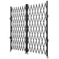 Διπλή Πτυσσόμενη Πύλη Ασφαλείας VEVOR, 382 × 214 cm(Π × Υ) Πτυσσόμενη πύλη πόρτας, Πύλη ασφαλείας από χάλυβα ακορντεόν, εύκαμπτη επεκτεινόμενη πύλη ασφαλείας, κυλιόμενη πύλη φραγής 360°, πύλη ψαλιδιού ή πόρτα με κλειδιά