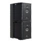 Βάση μεταφοράς φαγητού VEVOR Insulated, Hot Box 90 L για Catering, LLDPE Food Box Carrier με διπλές πόρπες, Front Loading Food Warner με λαβές, Stackable End Loader για εστιατόριο, κυλικείο, κ.λπ. Bla