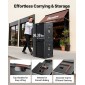 Βάση μεταφοράς φαγητού VEVOR Insulated, Hot Box 90 L για Catering, LLDPE Food Box Carrier με διπλές πόρπες, Front Loading Food Warner με λαβές, Stackable End Loader για εστιατόριο, κυλικείο, κ.λπ. Bla